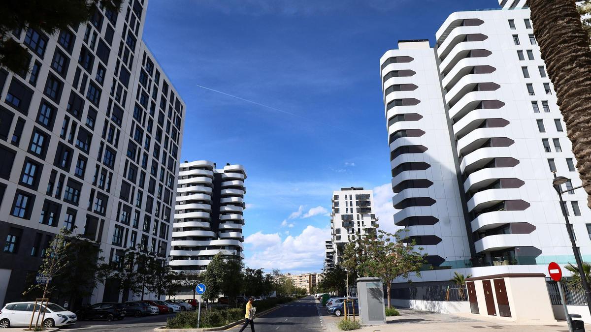 Viviendas de obra nueva en el PAI de Malilla.