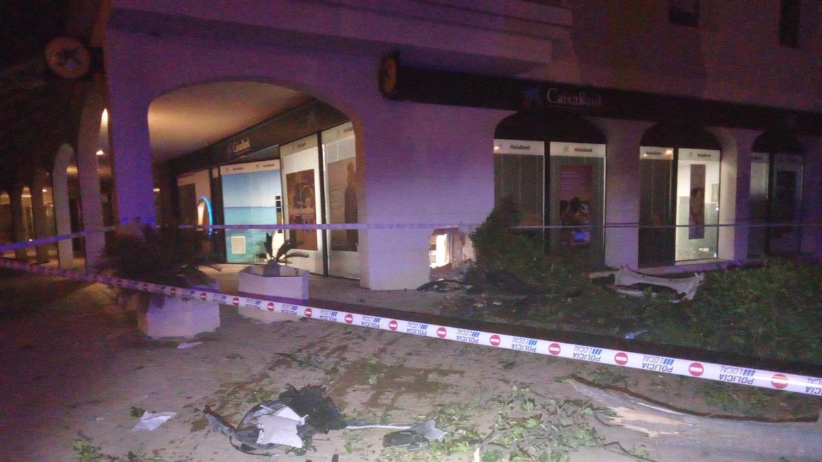 Tourism has caused a hole in the wall of the Ibiza bank.