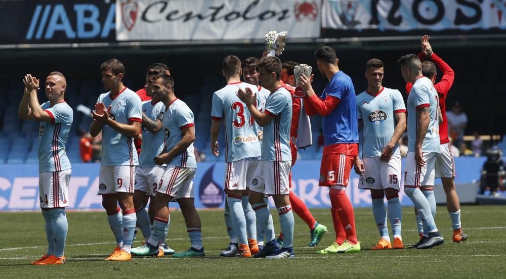 Las fotos del último partido de Liga en Balaídos entre el Celta y el Levante.