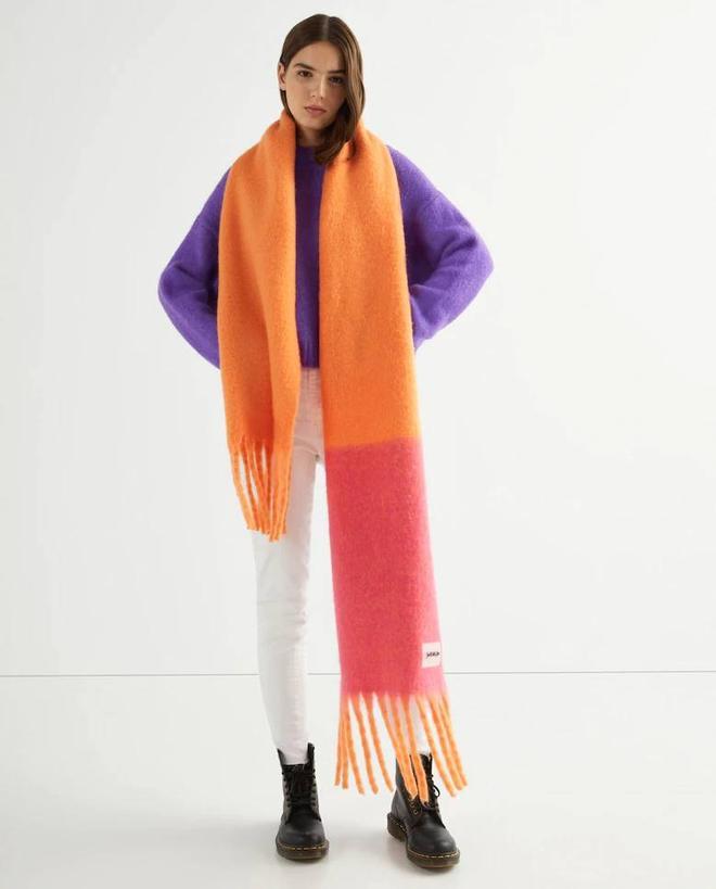 6 bufandas calentitas y con mucho color para este invierno