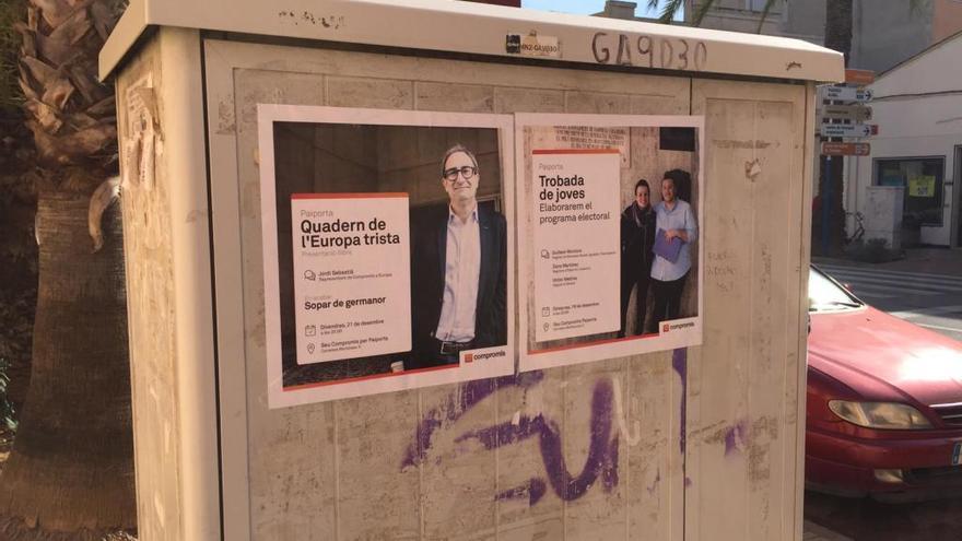 Polémica por carteles de Compromís