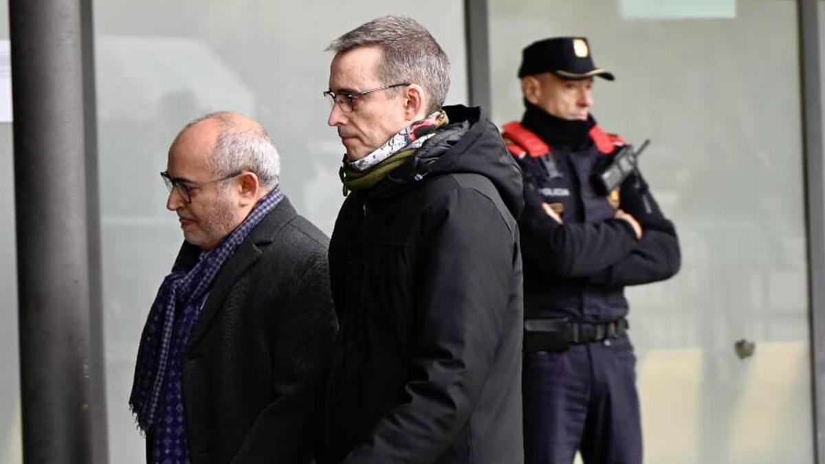 Santi Laiglesia, principal sospechoso del asesinato de Helena Jubany, a su llegada a los juzgados de Sabadell