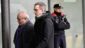 Santi Laiglesia, principal sospechoso del asesinato de Helena Jubany, a su llegada a los juzgados de Sabadell