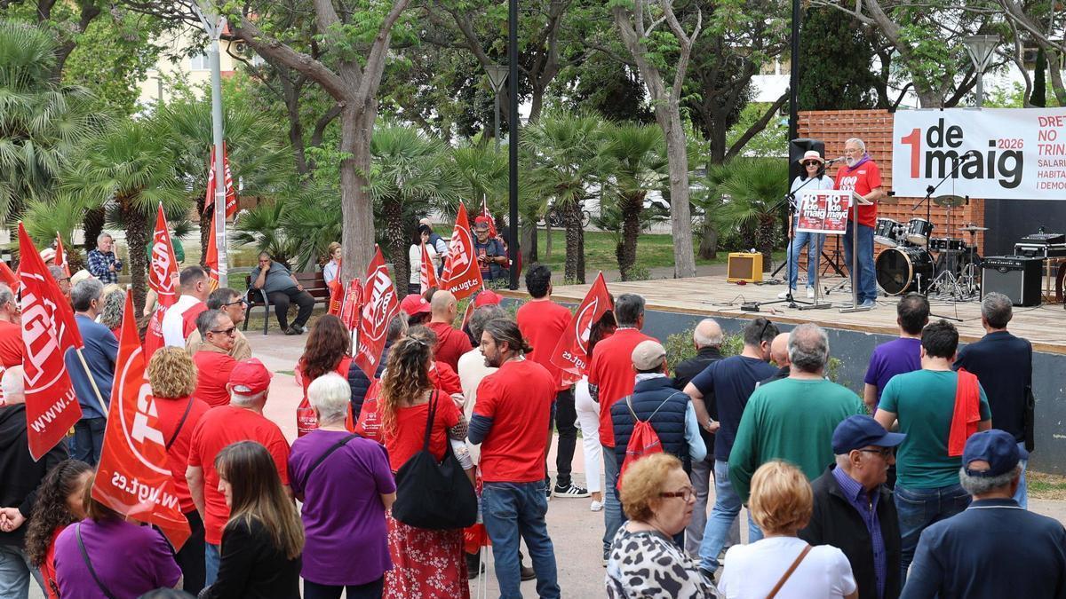 Todas las imágenes de los actos en Ibiza por el Día del Trabajo
