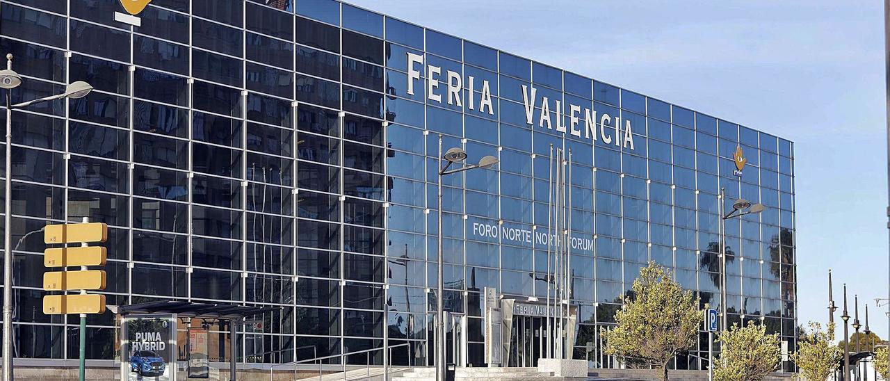 Entrada al pabellón ocho de Feria València en las instalaciones de Benimàmet. | M. A. MONTESINOS