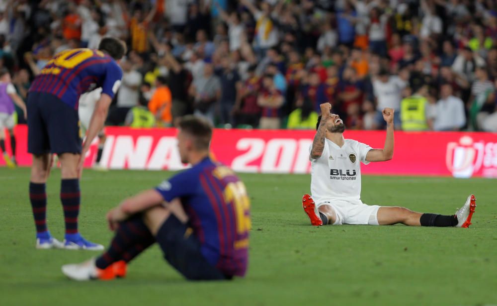 Final Copa del Rey 2019: Celebración a pie de campo