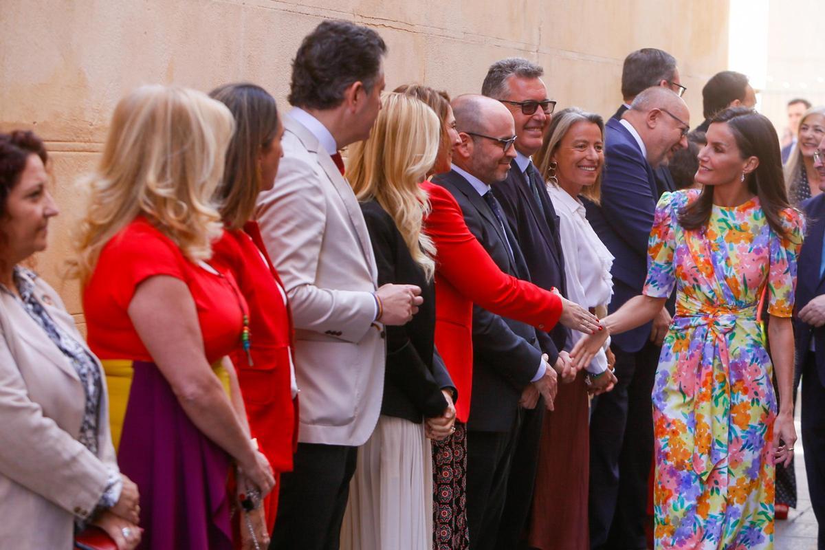 Letizia apuesta por las flores en el Premio Artes y Letras 2023