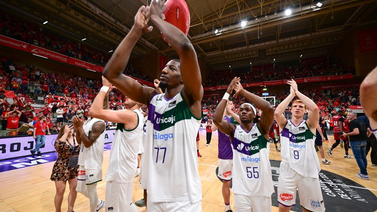 Play off ACB | Semifinales (cuarto partido): UCAM Murcia - Unicaja, en imágenes
