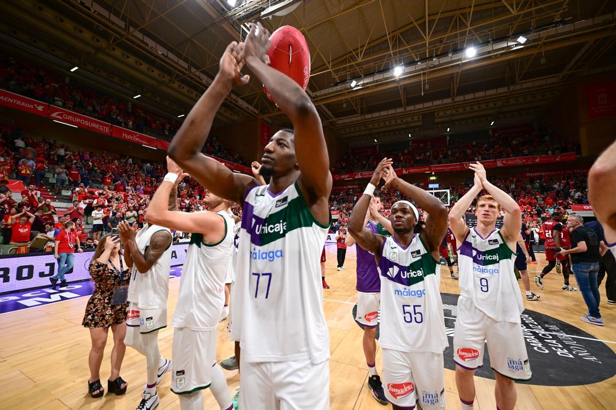 Play off ACB | Semifinales (cuarto partido): UCAM Murcia - Unicaja, en imágenes