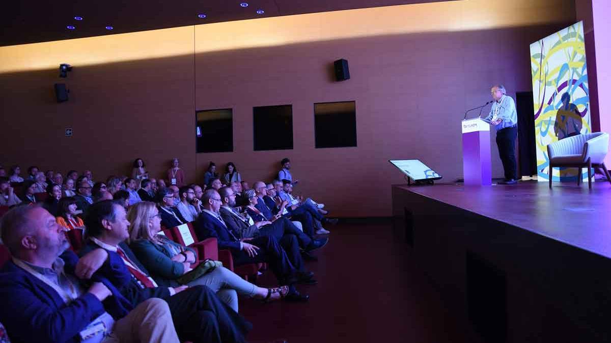 Una de las conferencias celebradas en el congreso RecuWaste, en Mataró.