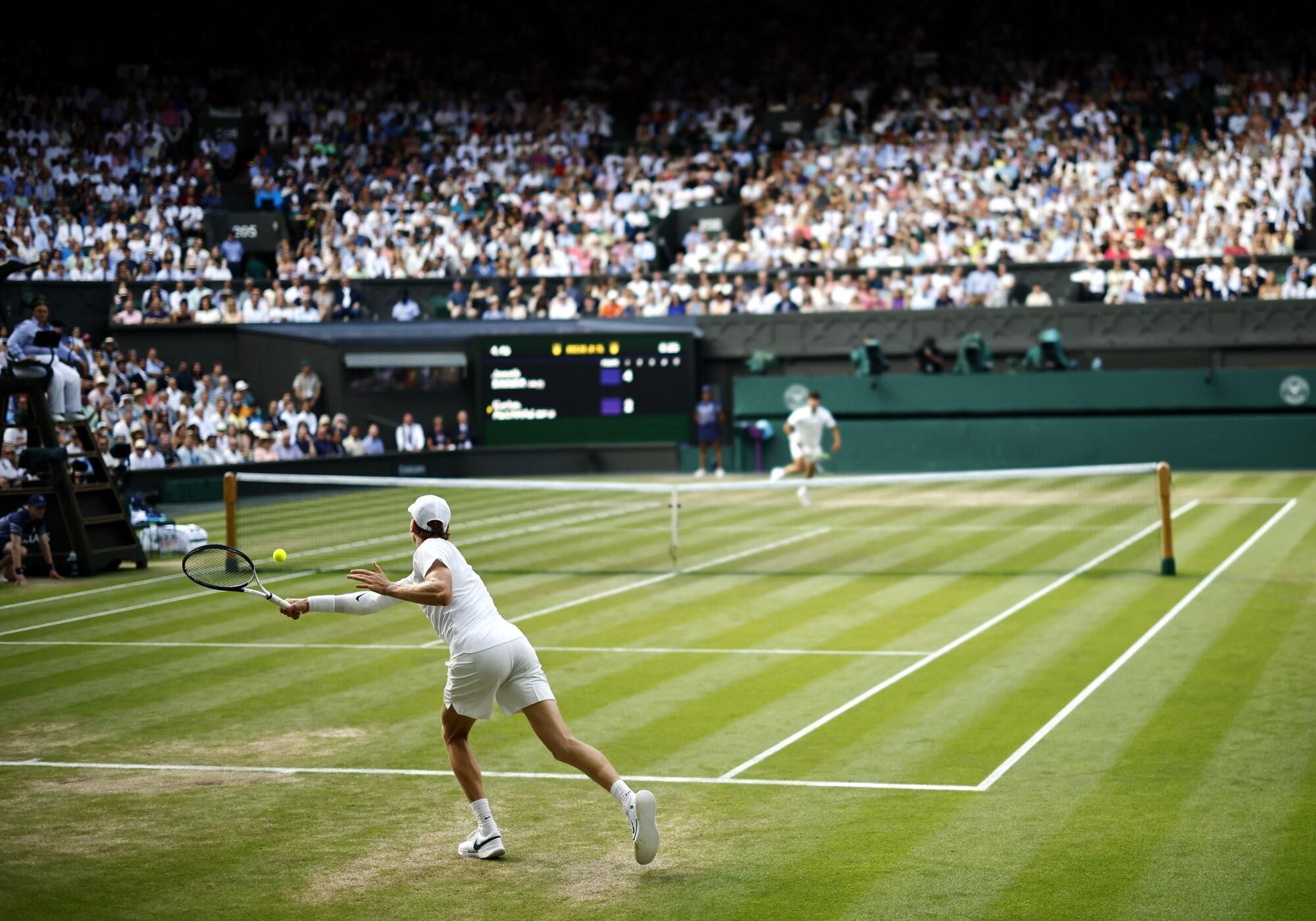 Final de Wimbledon: Jannik Sinner - Carlos Alcaraz.