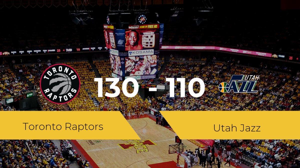 Toronto Raptors se queda con la victoria frente a Utah Jazz por 130-110