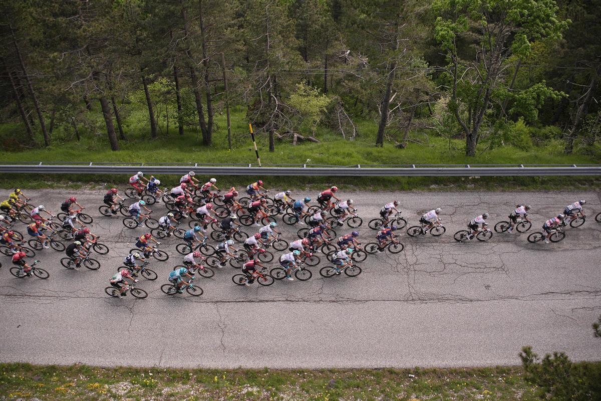El pelotón del Giro de Italia.