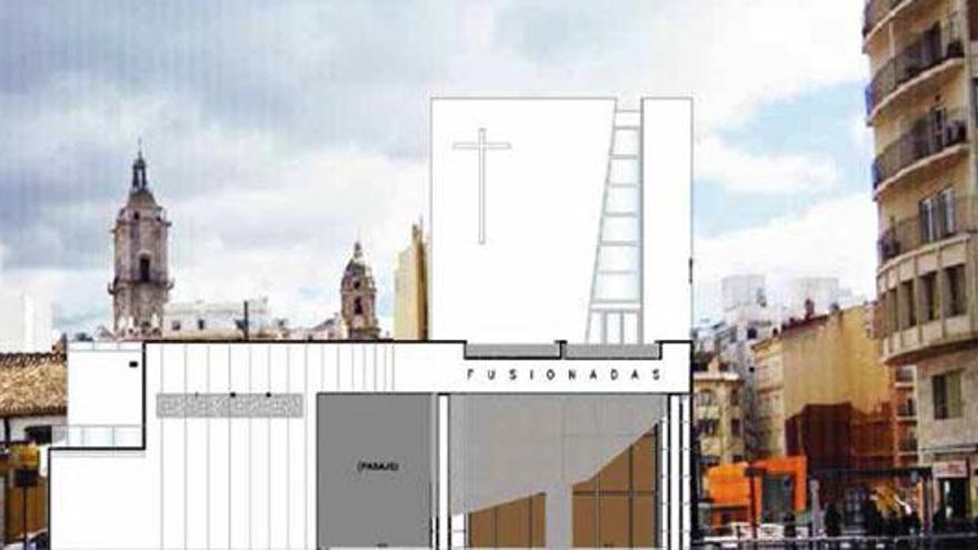 Recreación de cómo quedaría la casa hermandad de Fusionadas.