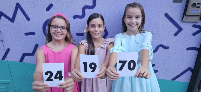 Las candidatas a Fallera Mayor Infantil 2024 reciben los "números de la suerte"