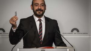 Jordi Cañas, en su etapa de diputado en el Parlament, en 2014