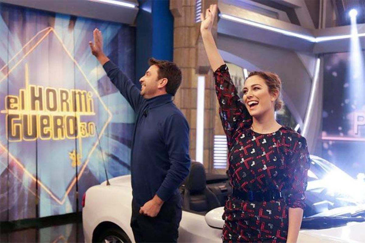 Arturo Valls y Blanca Suárez en 'El Hormiguero' por la película 'Tiempo después'