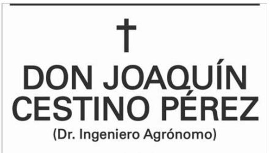 Don Joaquín Cestino Pérez