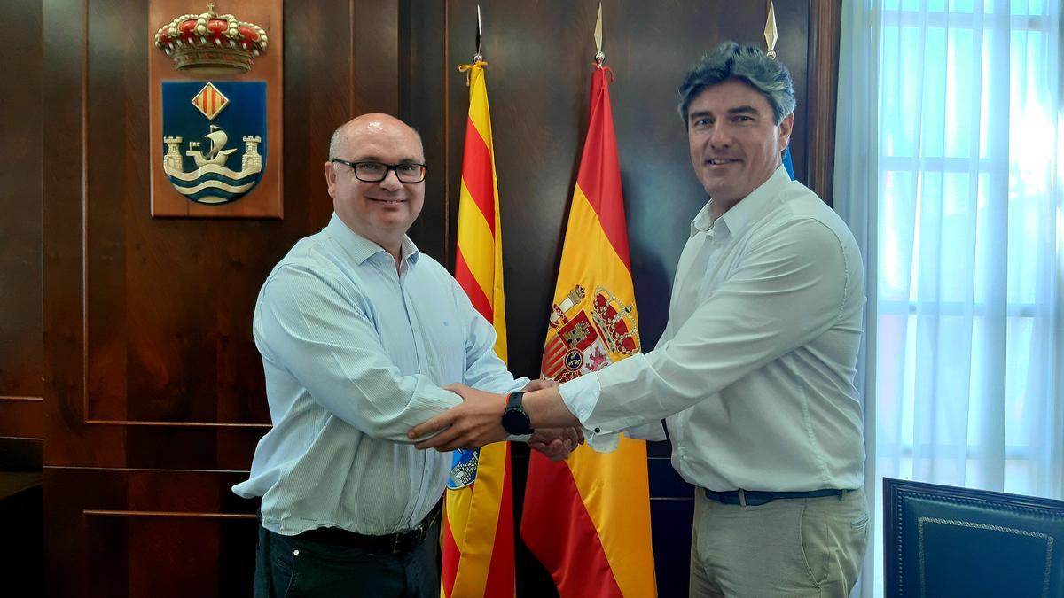Zaragoza se reunió este lunes con el socialista Andreu Verdú en La Vila.
