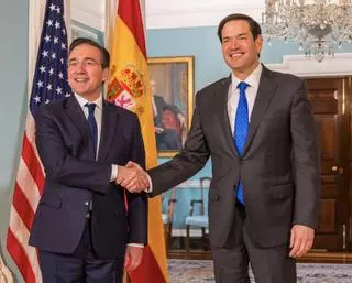 Albares defiende ante Rubio el "enorme esfuerzo" para llegar al 2% en defensa frente al 5% que pide EEUU