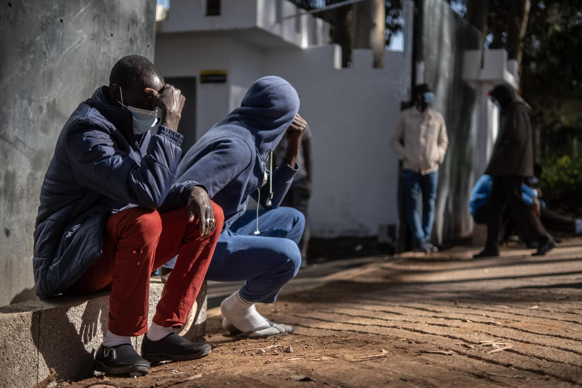 Protestas de los migrantes de Las Raíces