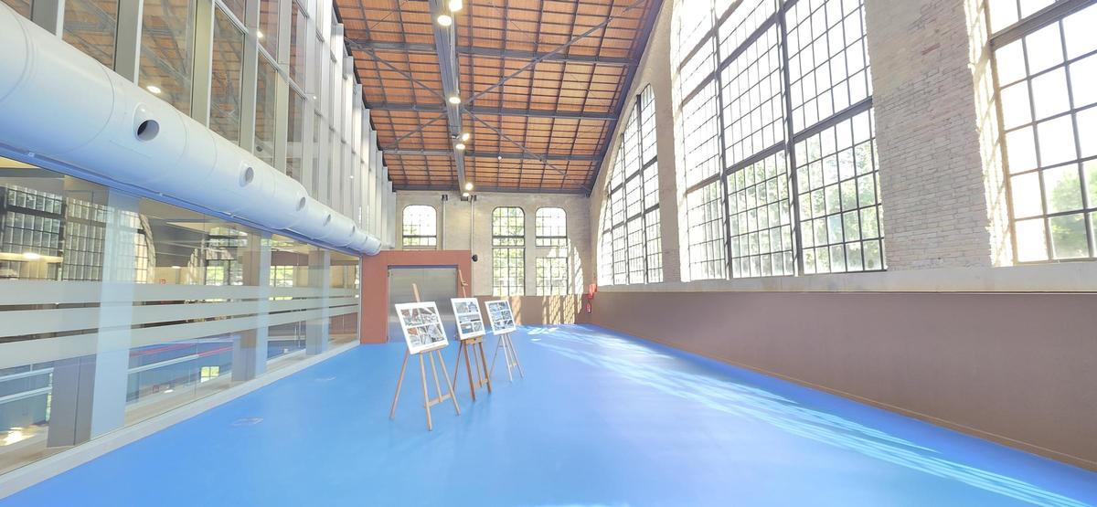 Así es el nuevo Polideportivo del Parc Central construido en un antiguo depósito de locomotoras