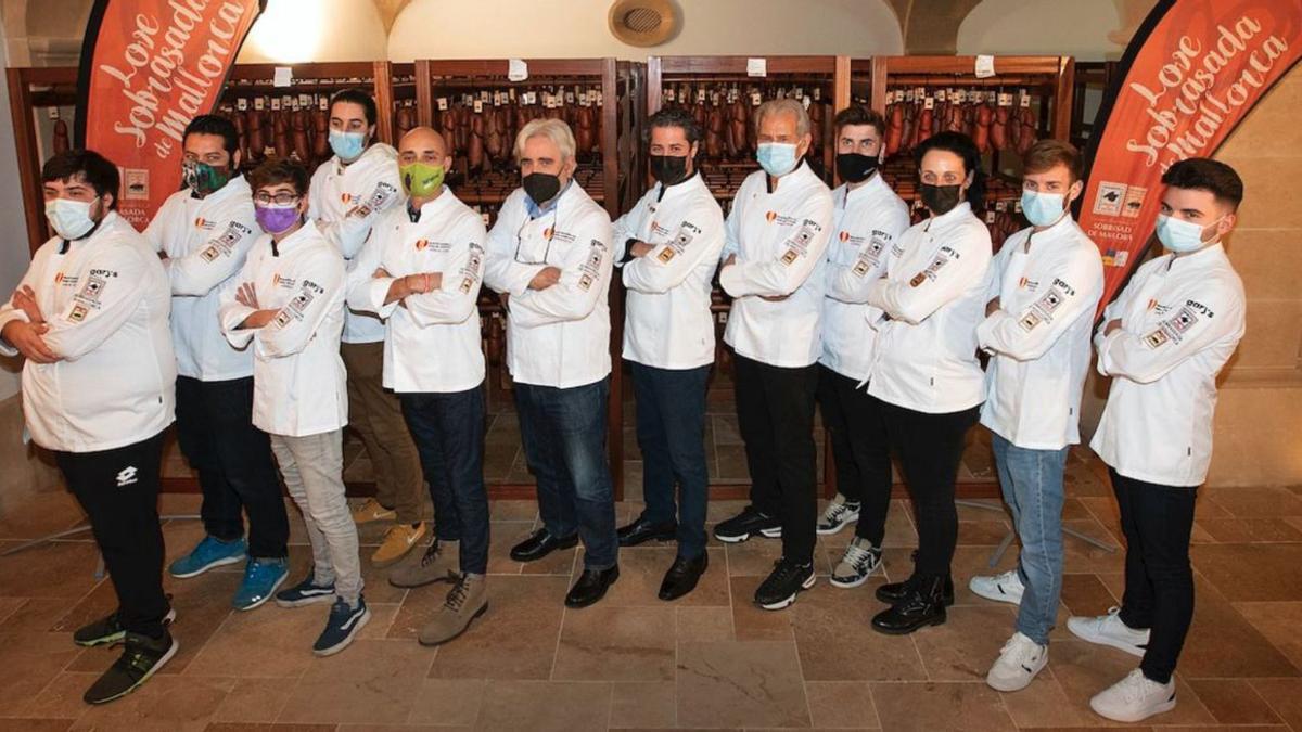 La delegación balear de la Selección Española de Cocina de Competición ‘La Roja de la Cocina’.