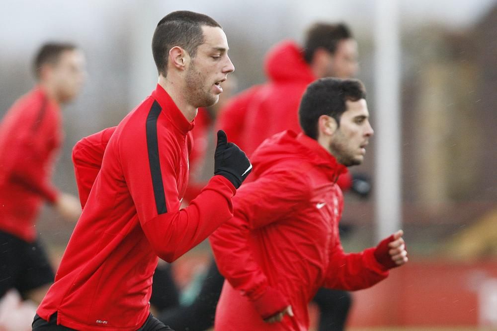 Entrenamiento del Sporting de Gijón