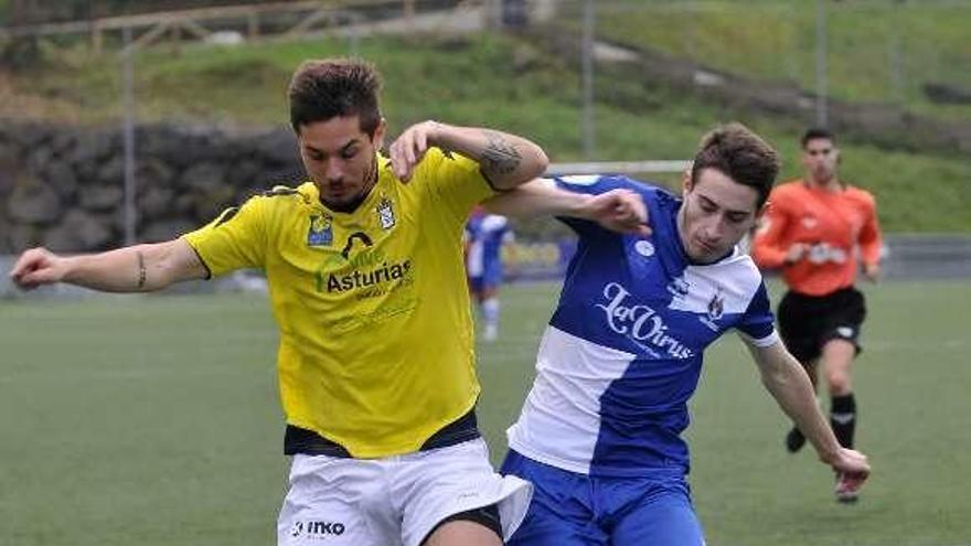 Pinteño, en el duelo ante el San Martín.