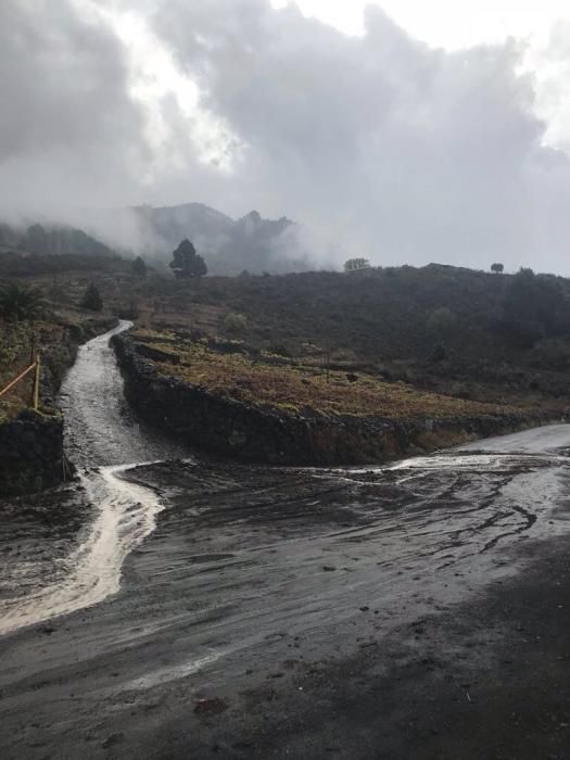 Estragos en La Palma por las lluvias