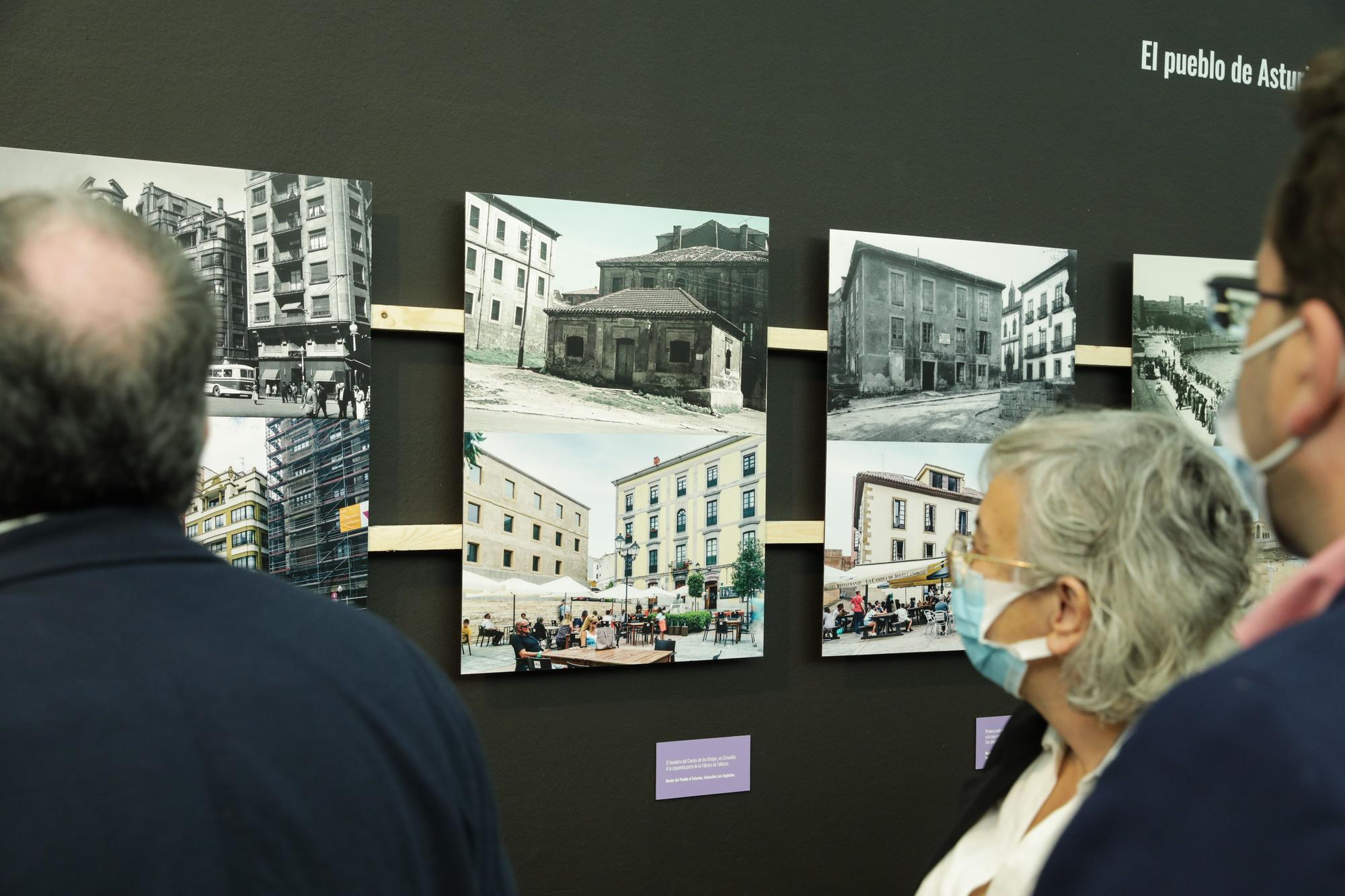 Así es el stand de Gijón en la Feria de Muestras, con imágenes antiguas de la ciudad