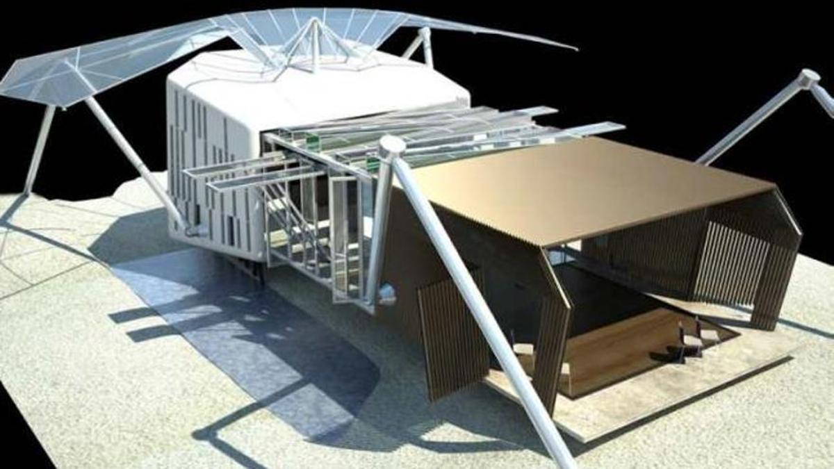Render de la cafetería de Las Cigarreras.