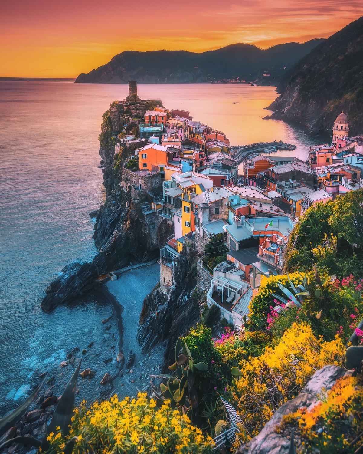 Vernazza cuenta coin miradores ideales para el amaner.