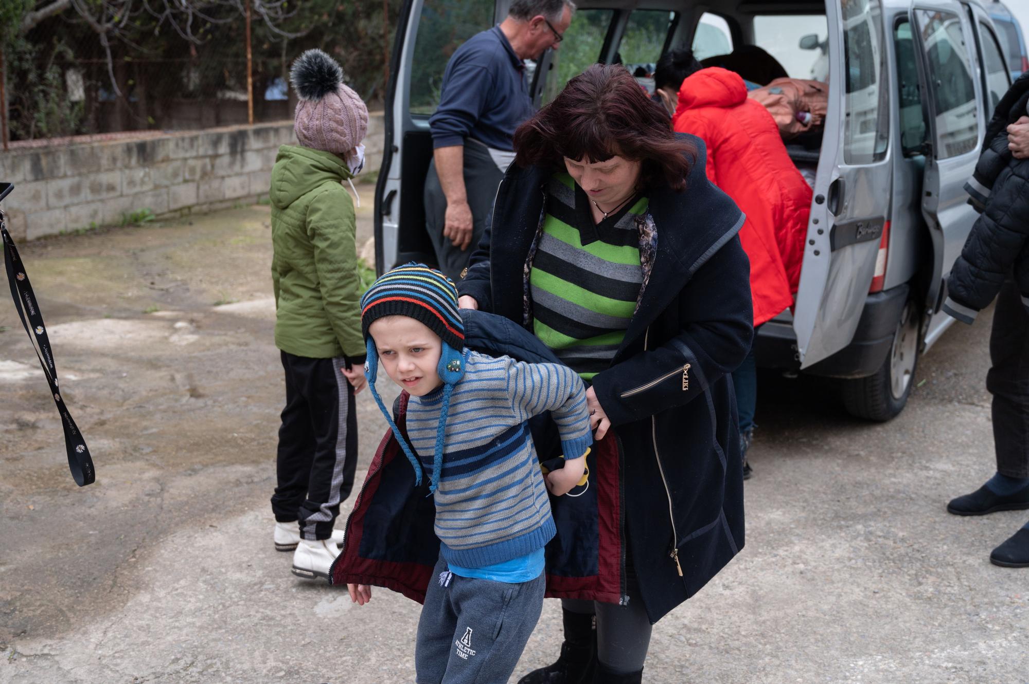Así empezarán una nueva vida 50 refugiados ucranianos en el albergue de Torrechiva