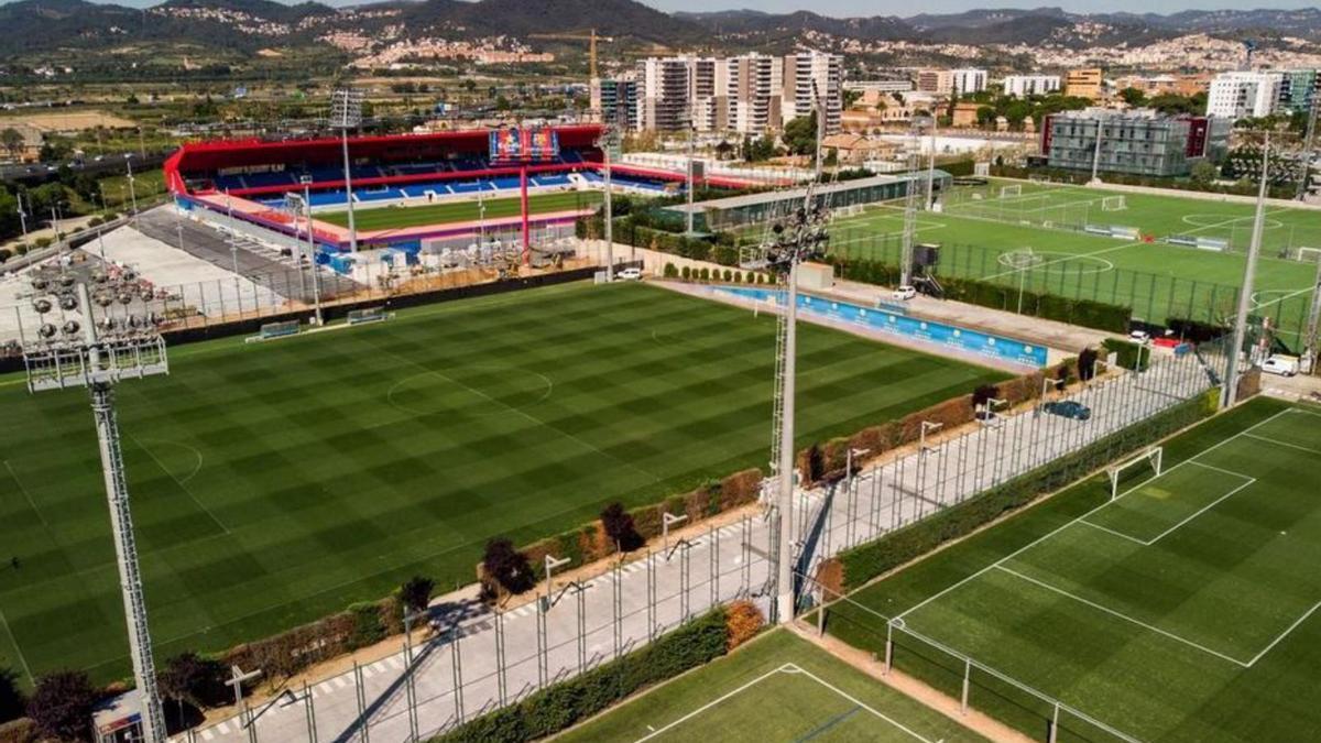 Vista aérea de la ciudad deportiva Joan Gamper del Barça. | FCB
