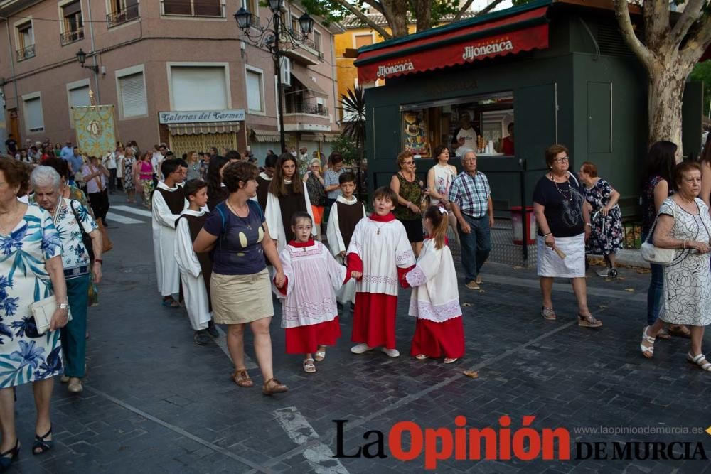 Procesión Virgen del Carmen en Caravaca