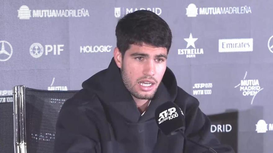 Carlos Alcaraz no disputará el Masters 1000 de Madrid