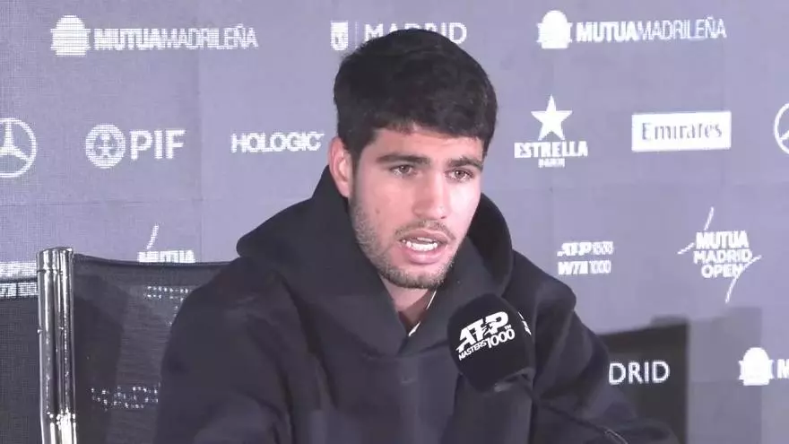 Carlos Alcaraz no disputar芍 el Masters 1000 de Madrid