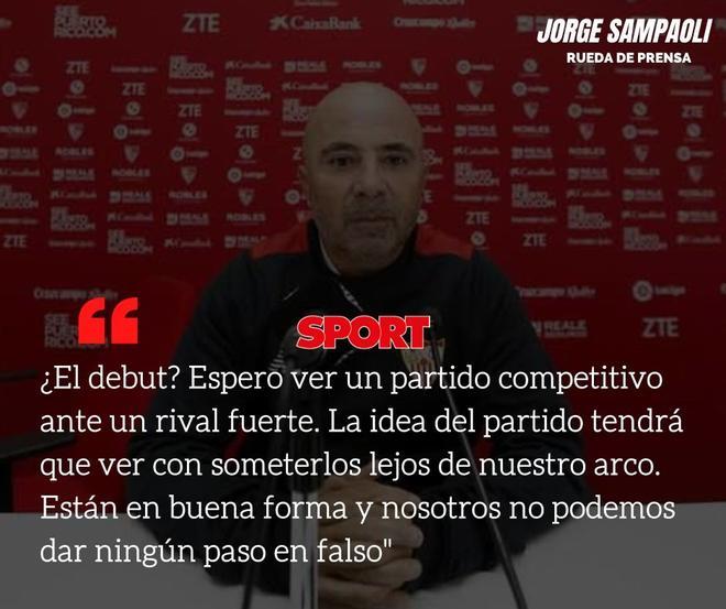 Las mejores frases de la presentación de Sampaoli