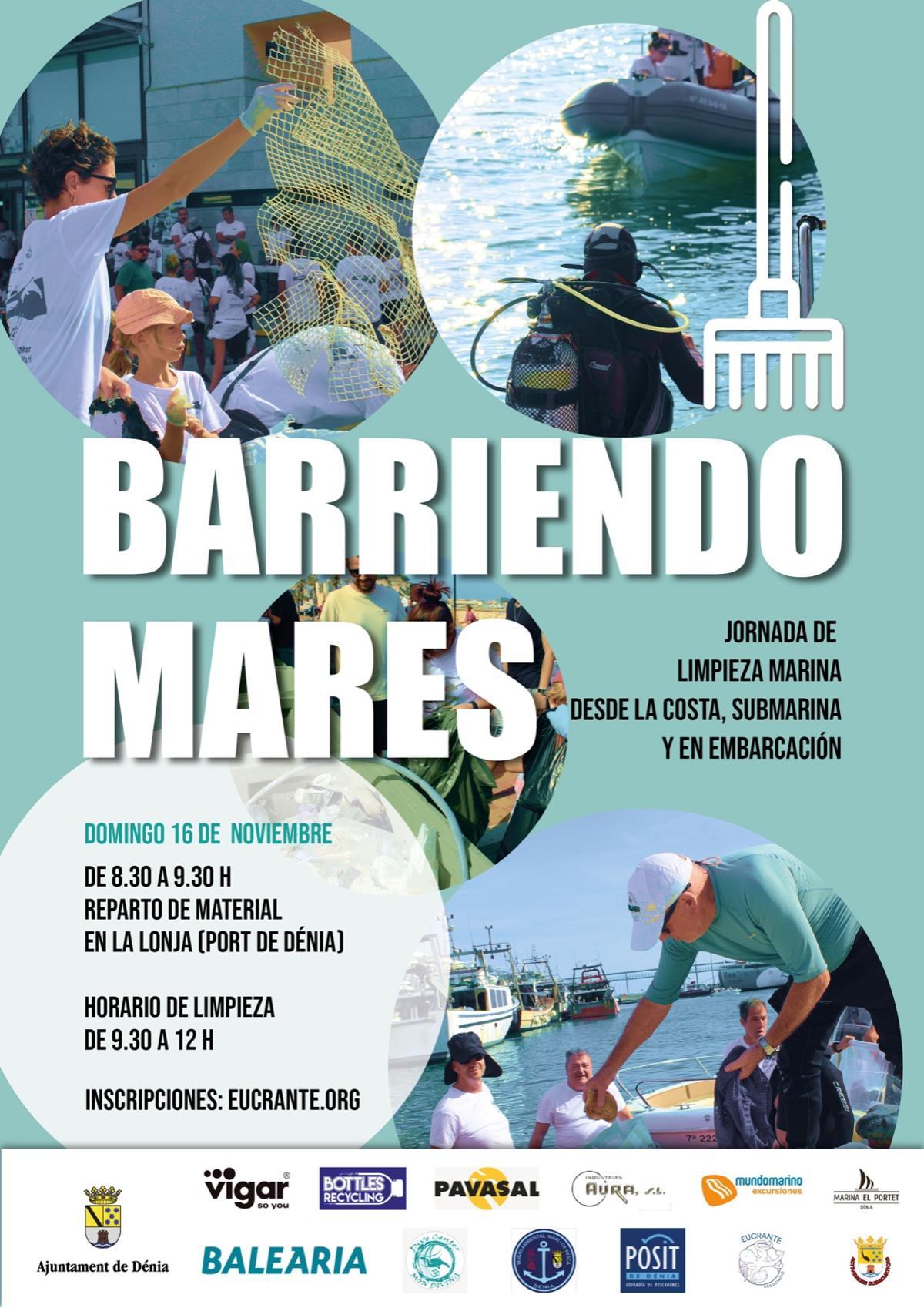 Cartel oficial de "Barriendo Mares"