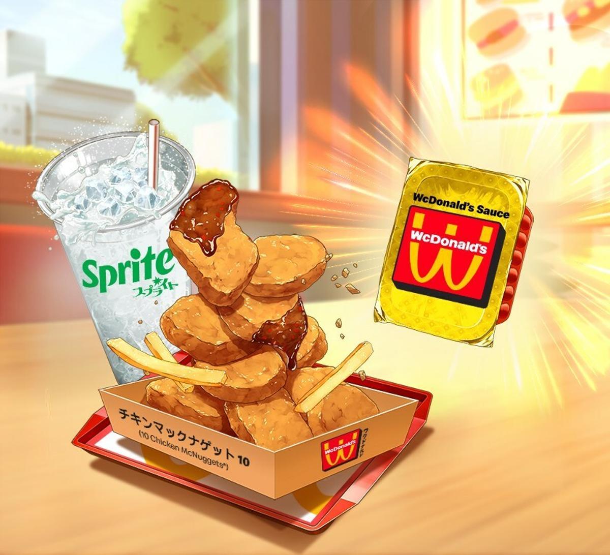 McDonald's homenajea al manga