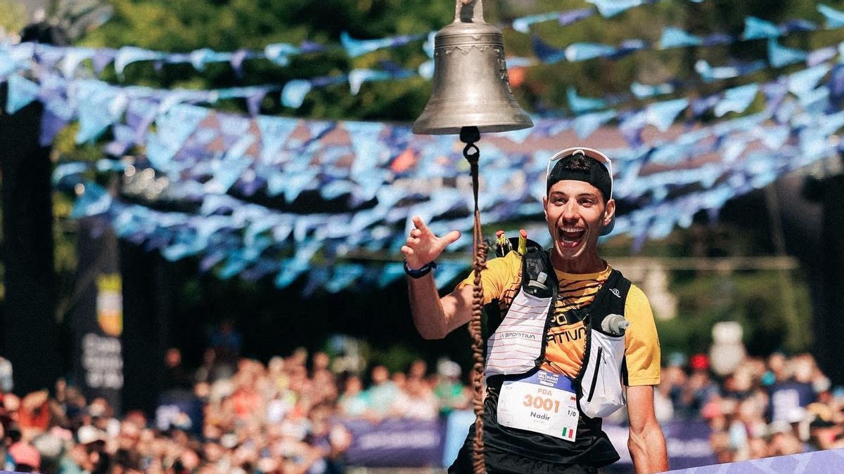 Nadir Maguet tocando la campana como vencedor de la PDA