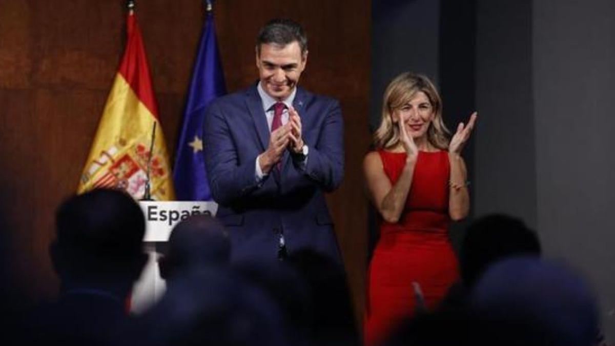 Pedro Sánchez y Yolanda Díaz