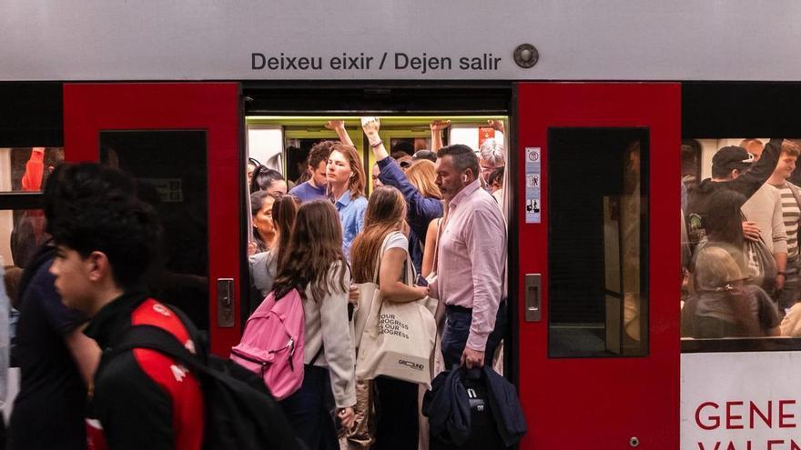 Un día en el metro en hora punta