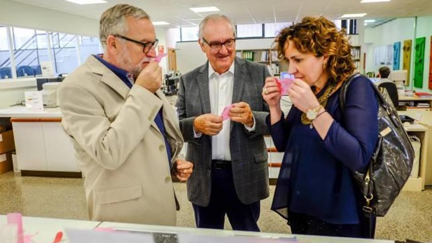 Visita de la directora del IVACE a Inescop.