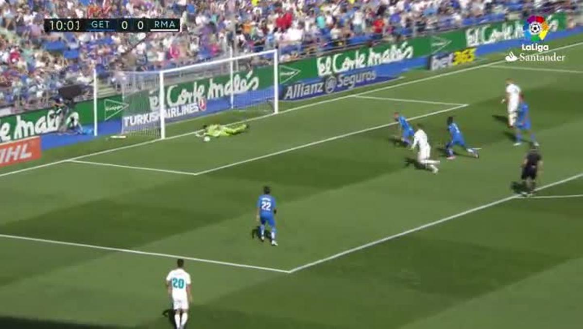 LALIGA | Getafe - Real Madrid (1-2): La parada de Guaita ante el Real Madrid