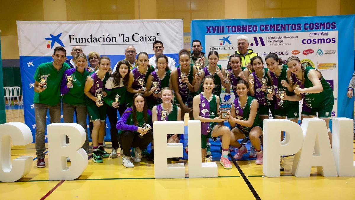 El Unicaja Andalucía femenino se coronó campeón del Torneo Cementos Cosmos Benalmádena.