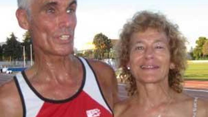Rafael Area, junto a su hermana María, también deportista.