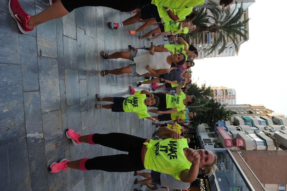 Zumba en la Avenida Libertad