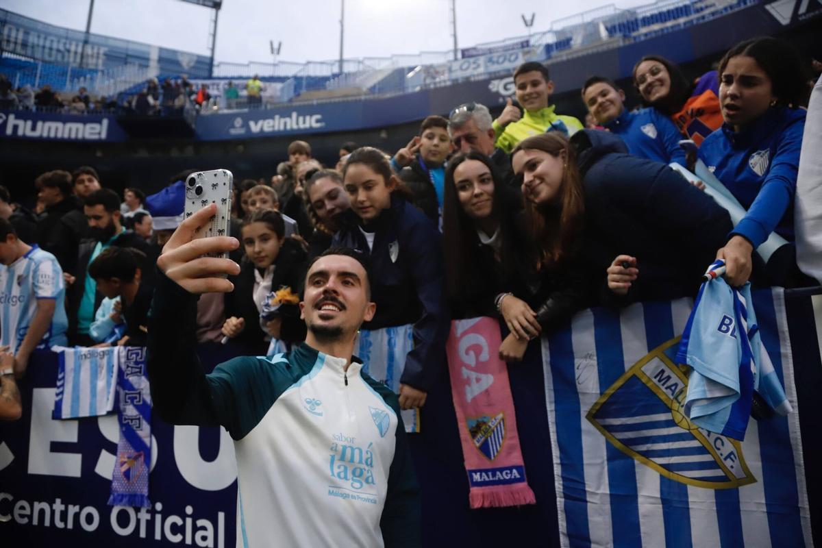 Entrenamiento a puerta abierta al que han asistido 9.000 aficionados